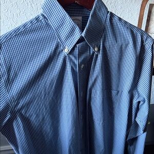 Brooks Brothers Classic Blue Striped Men's Dress Shirt